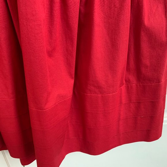 BANANA REPUBLIC cherry red mini skirt, size 10, EUC - Picture 3 of 5